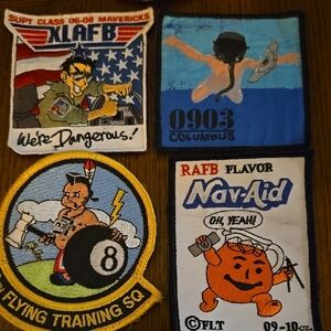 Lot Of 11 US‎ Airforce  Embroidered Patches Set